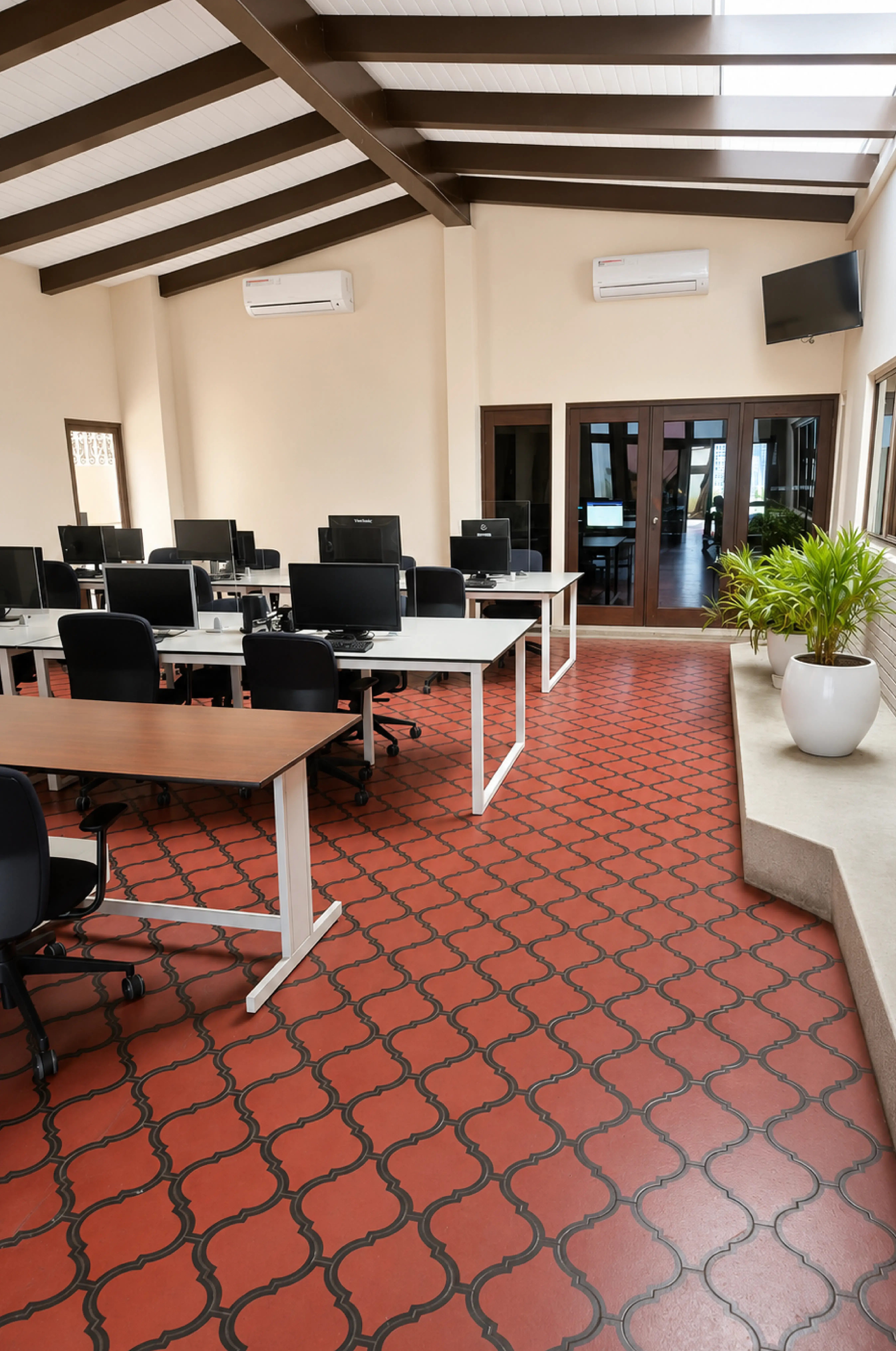 Espacio de coworking industrial
